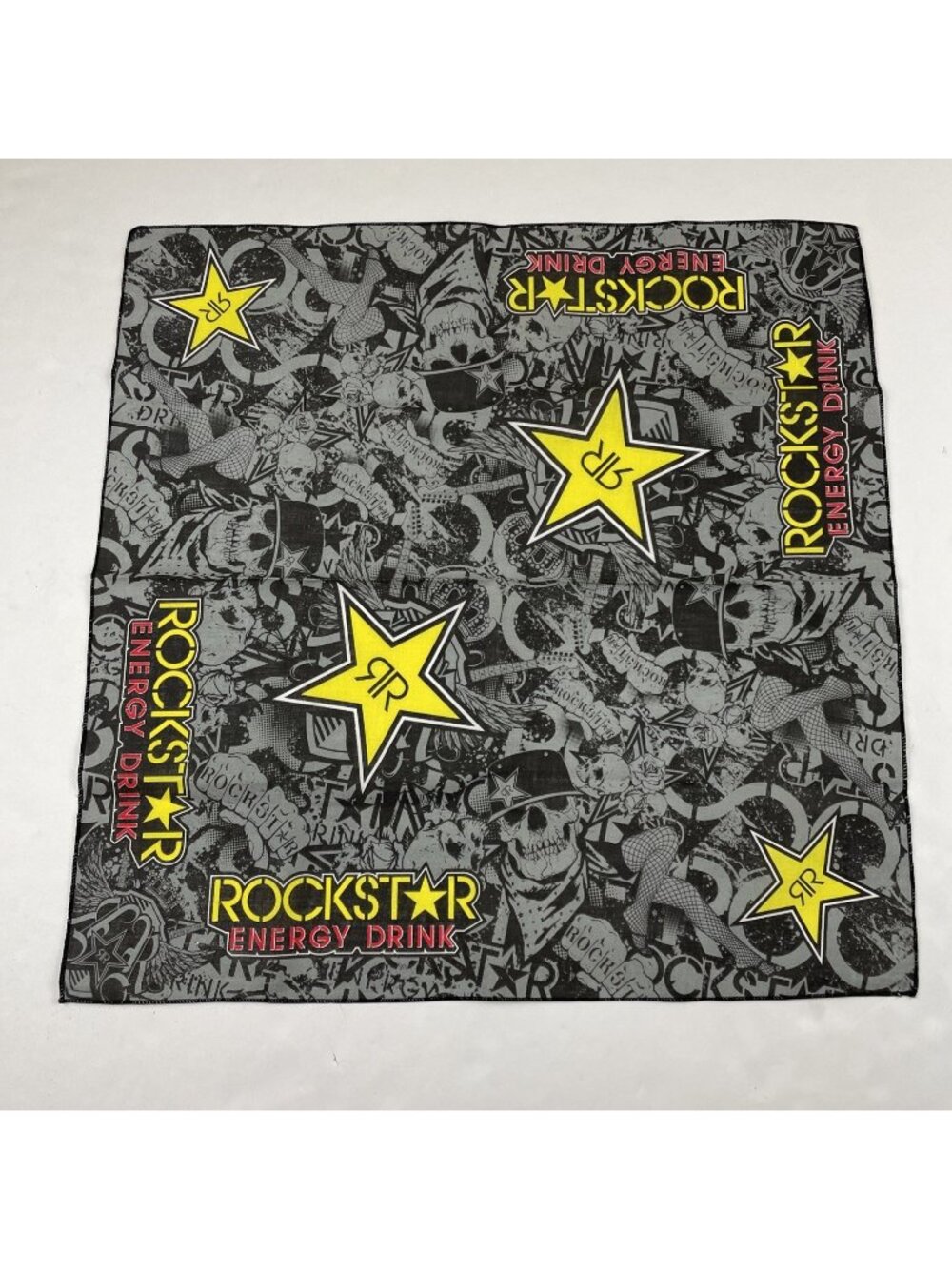 Rockstar Energy Drink Bandana Promotion Skeletons